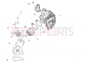 PIAGGIO MP3 500 Sport Business ABS (USA) Throttle body - Injector - Induction joint