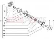PIAGGIO Driven pulley