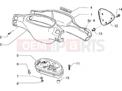 PIAGGIO Speedometers kms.-Handlebar covers