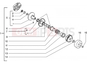 PIAGGIO Driven pulley