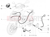 PIAGGIO Cable harnes - regulator - H.T. coil