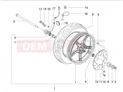 PIAGGIO NRG Power DD Front wheel