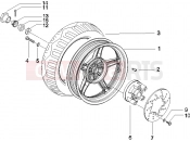 PIAGGIO NRG Power DD Rear wheel