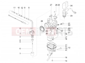 PIAGGIO NRG Power DD Carburetor's components
