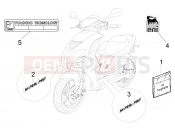 PIAGGIO NRG Power DD Plates - Emblems