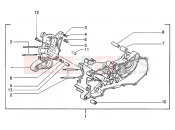 Crankase - Piaggio NRG Power DT