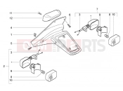 Rear tail lamp - Piaggio NRG Power DT