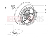 Rear wheel - Piaggio NRG Power DT