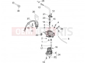PIAGGIO NRG Power DT Carburetor's components