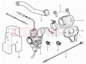 PIAGGIO NRG Power DT Carburettor, assembly - Union pipe