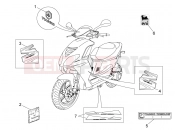 PIAGGIO NRG Power DT Plates - Emblems