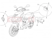 PIAGGIO NRG Power DT Remote control switches - Battery - Horn