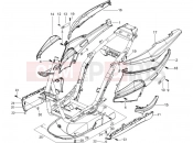 PIAGGIO NRG Power DT Side cover - Spoiler
