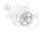 PIAGGIO NRG Power DT Serie Speciale Rear wheel