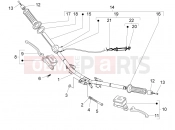 Handlebars - Master cil. - Piaggio NRG Power Purejet 2010