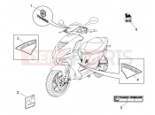 Plates - Emblems - Piaggio NRG Power Purejet 2011