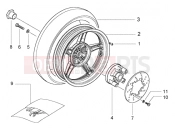 Rear wheel - Piaggio NRG Power Purejet
