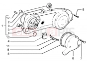 Transmission cover - Piaggio NRG Power Purejet