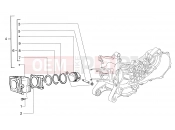 PIAGGIO Sfera 125cc Cylinder - Piston