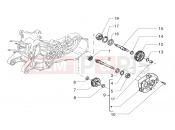 PIAGGIO Sfera 125cc Wheel shaft