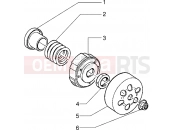 Driven half pulley - Piaggio Sfera RST 125