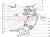 Front glove compartment - Piaggio Sfera RST 125