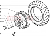 Front wheel - Piaggio Sfera RST 125