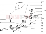 Handlebars component parts - Piaggio Sfera RST 125