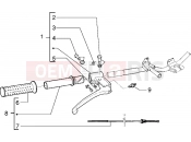 Handlebars component parts - Piaggio Sfera RST 125