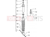 Rear shock absorber - Piaggio Sfera RST 125