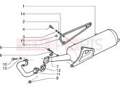 Silencer - Piaggio Sfera RST 125