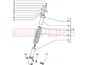 PIAGGIO Sfera RST 50 Front shock absorber