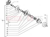 Driven pulley - Piaggio Sfera RST 80