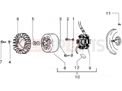 Flywheel magneto - Piaggio Sfera RST 80