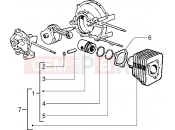 PIAGGIO Si Mix Cylinder-piston,assy