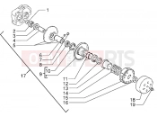 PIAGGIO Driven pulley