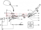 PIAGGIO Handlebars component parts