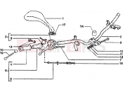 PIAGGIO Handlebars component parts