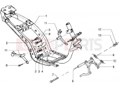PIAGGIO Skipper 150 MY98 Chassis-Central stand