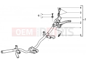 PIAGGIO Skipper 150 MY98 Handlebars component parts