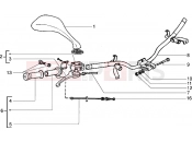 PIAGGIO Skipper 150 MY98 Handlebars component parts
