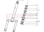 PIAGGIO Skipper 150 MY98 Steering bearing ball tracks