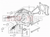 PIAGGIO Typhoon 125 4T 2V Head unit - Valve