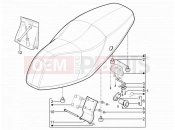 PIAGGIO Typhoon 125 4T 2V Saddle/seats
