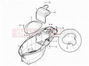 PIAGGIO Typhoon 125 4T 2V Helmet huosing - Undersaddle