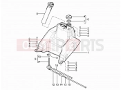 Fuel tank - Piaggio Typhoon 125 4T 2V 2015
