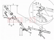 Handlebars - Master cil. - Piaggio Typhoon 125 4T 2V 2015
