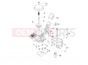 PIAGGIO Typhoon 125 4T 2V (USA) Carburetor's components