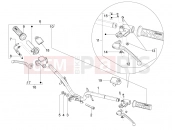 Handlebars - Master cil. - Piaggio Typhoon 125 4T 2V (USA) 2015