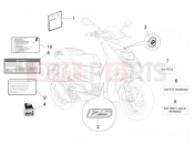 Plates - Emblems - Piaggio Typhoon 125 4T 2V (USA) 2015